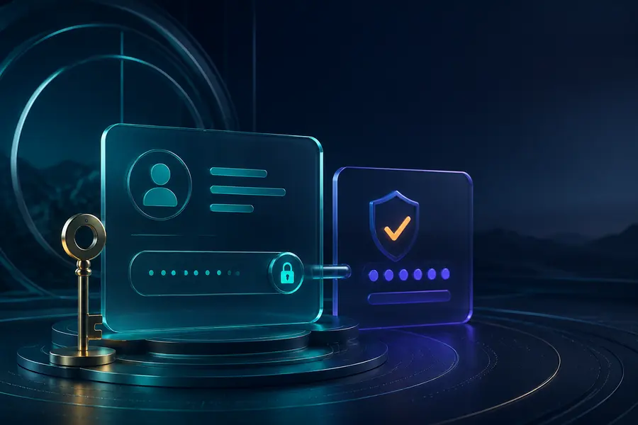 Account access and verification illustration for 1 Lottery